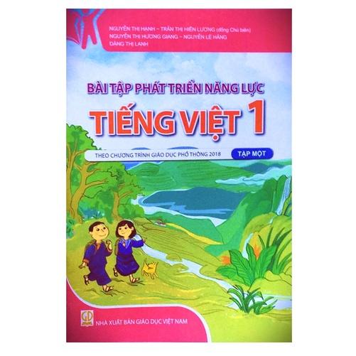 Sách - Bài tập phát triển năng lực môn Tiếng Việt lớp 1 tập 1 - Theo chương trình giáo dục phổ thông 2018