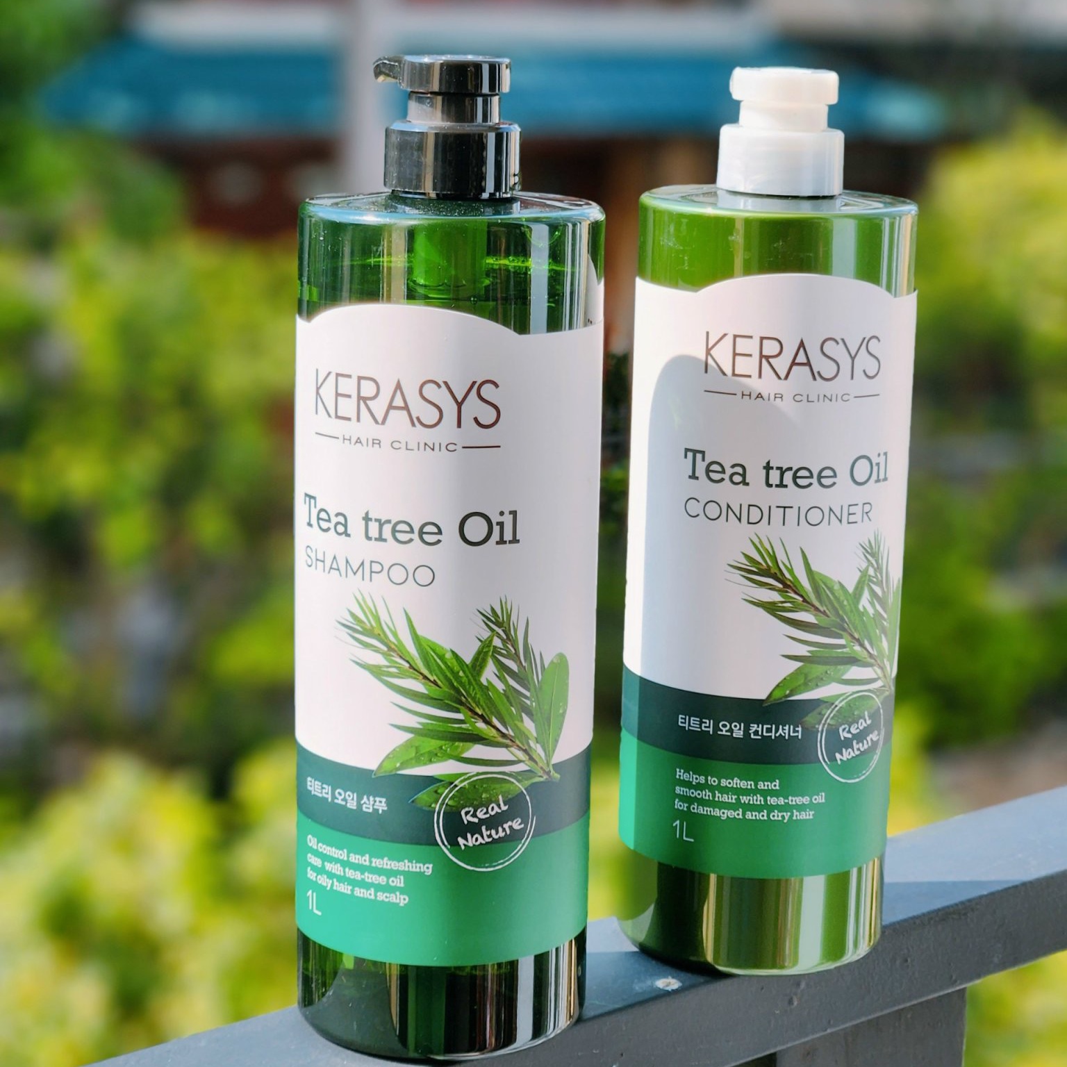 Combo Dầu Gội &amp; Xả Kerasys Tea Tree Oil