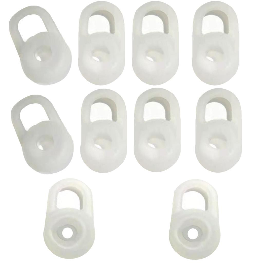 10 Pieces Soft Silicone Eargel Earbud Waterproof Eartips Replacement