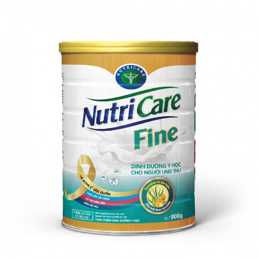 Hình ảnh Sữa bột Nutricare Fine dinh dưỡng y học tăng cường miễn dịch cho bệnh nhân ung thư (900g)