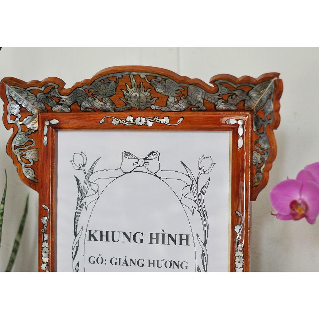 Khung Hình Thờ Gỗ Hương 30 x 40