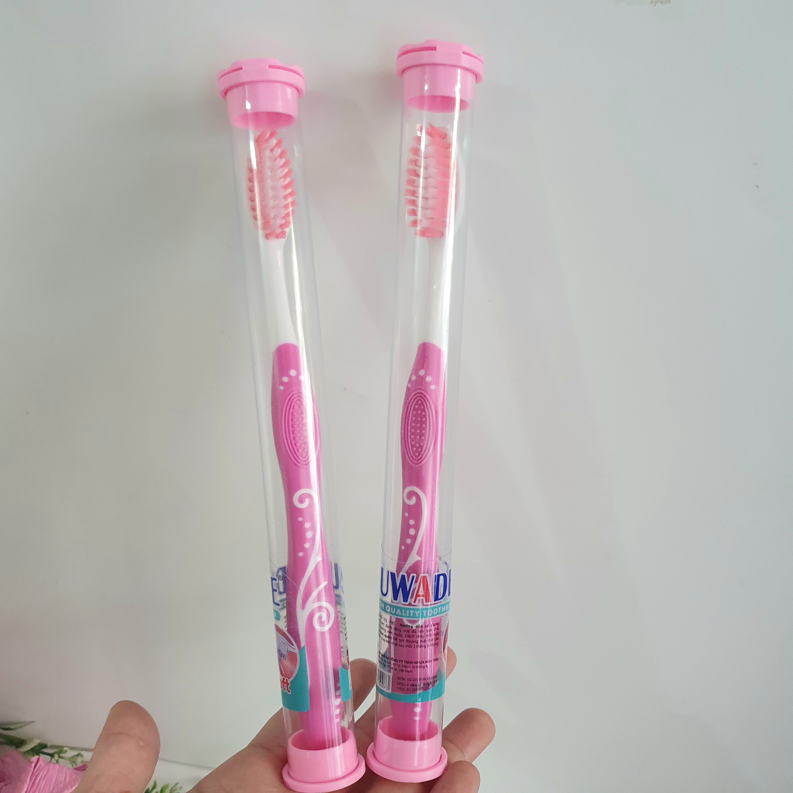 Combo 10 Bàn Chải Lông Mềm Thái Lan Có Hộp Đựng