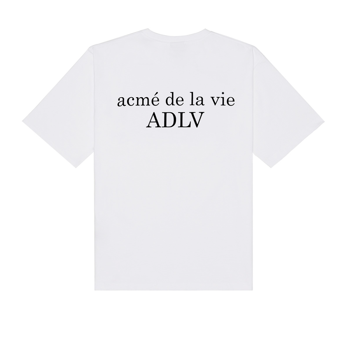 Áo thun ngắn tay cổ tròn ADLV Basic White Trắng ADLV