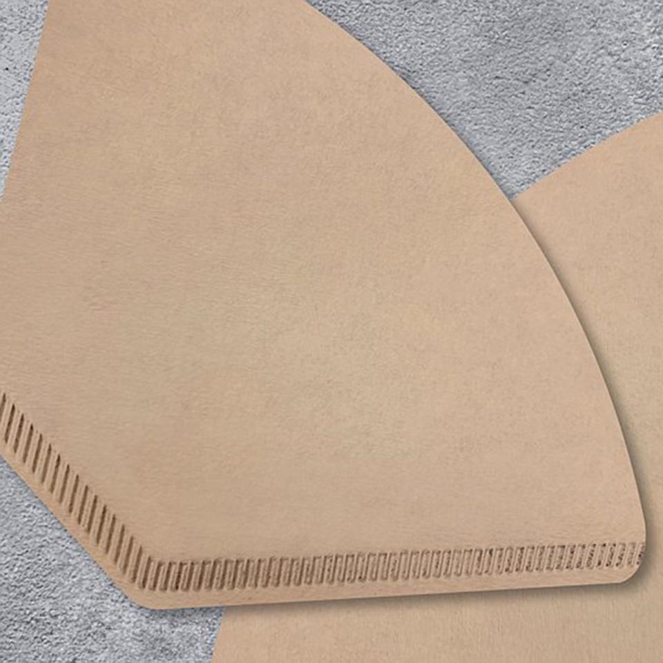 Giấy lọc cà phê nón cụt nâu Size 101 và 102 | Gói 100 tờ, không tẩy trắng