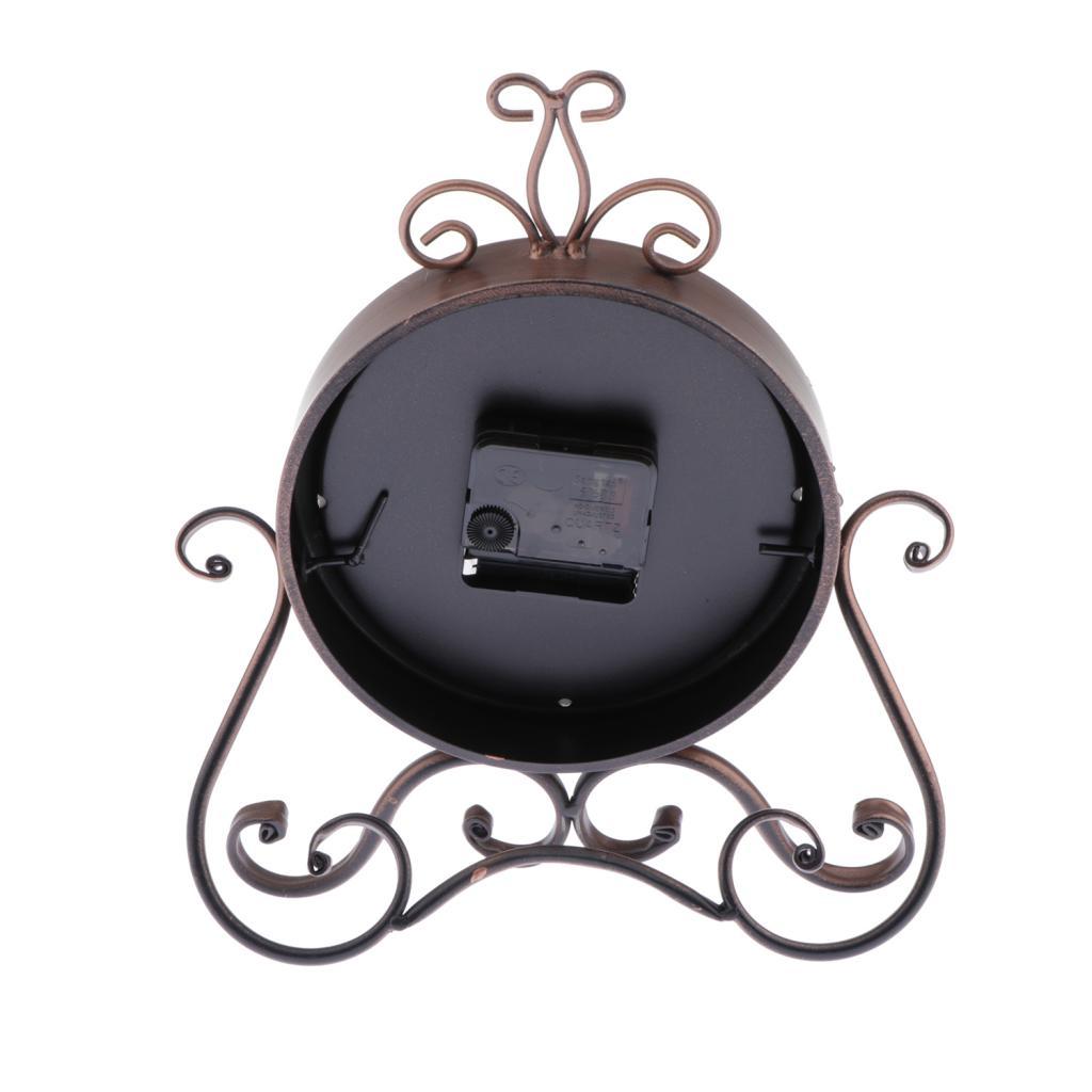 Clock Glass Lens Desk Bedside Clock Small Easy Read Clock