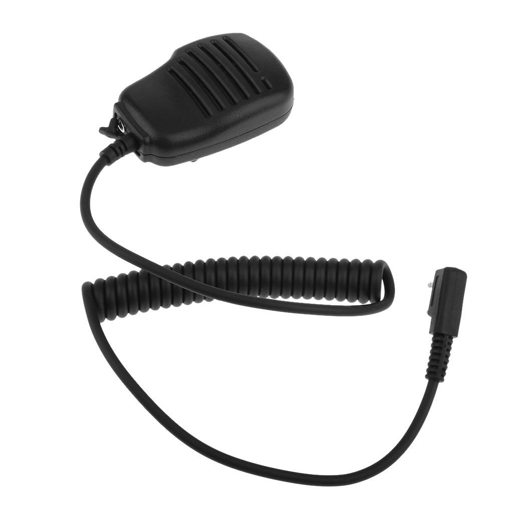 2 Pin PTT Speaker Shoulder Microphone Walkie Talkie Micphone For Baofeng BF