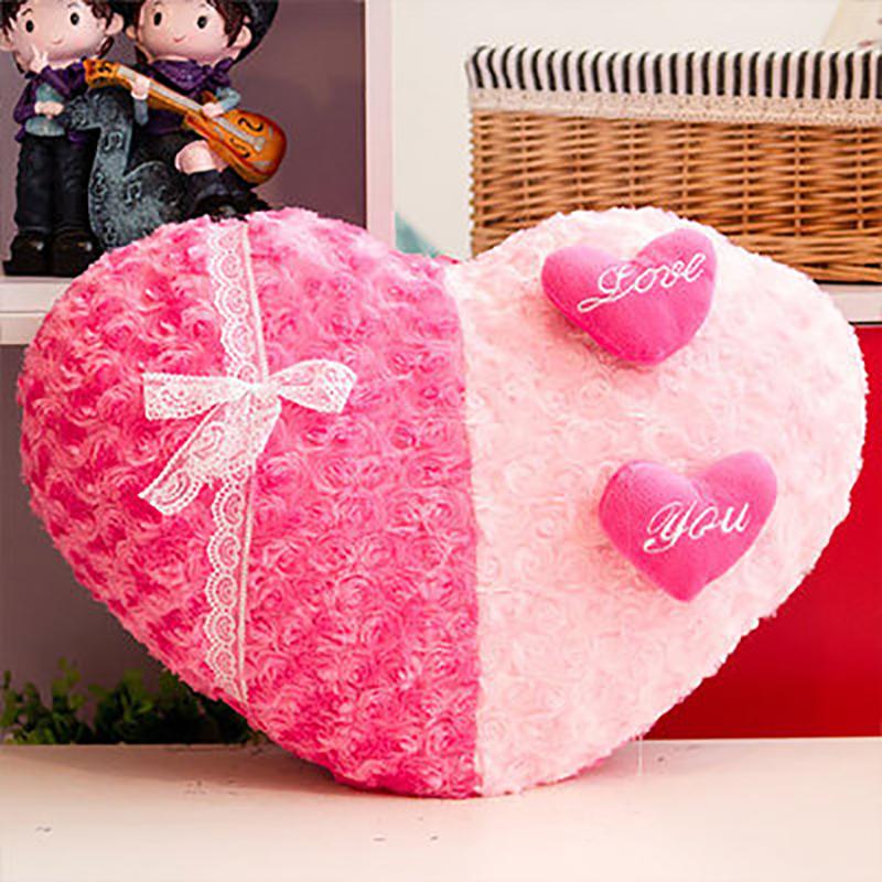Hình Trái Tim Đồ Chơi Nhồi Bông Sang Trọng Vỏ Gối Cho Bé Trẻ Em Bạn Gái Quà Tặng Sinh Nhật