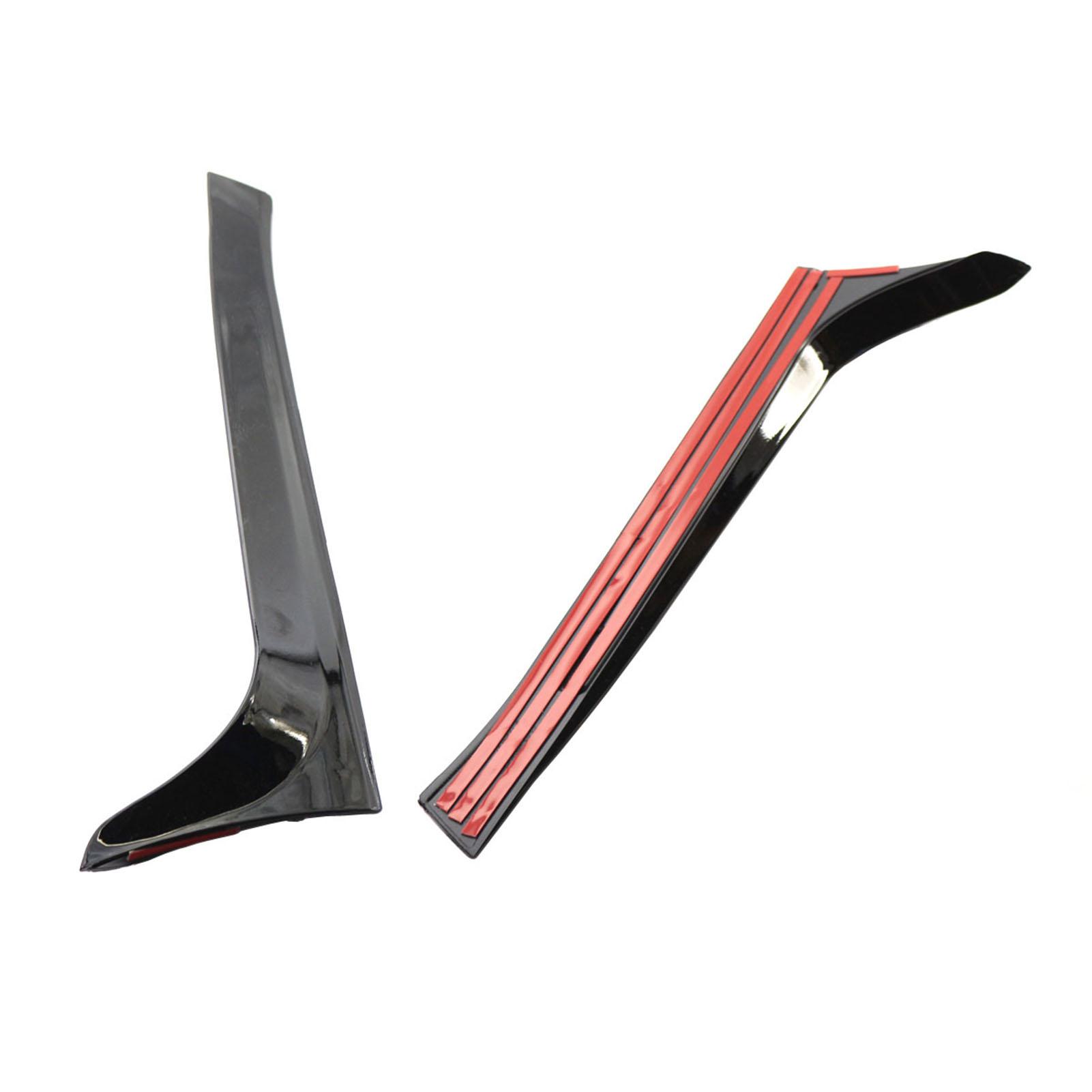 Rear Window Side Spoiler Canard Canards Splitter Replacement for VW Golf 6 MK6 GTI/GTR/GTD 2008-2013