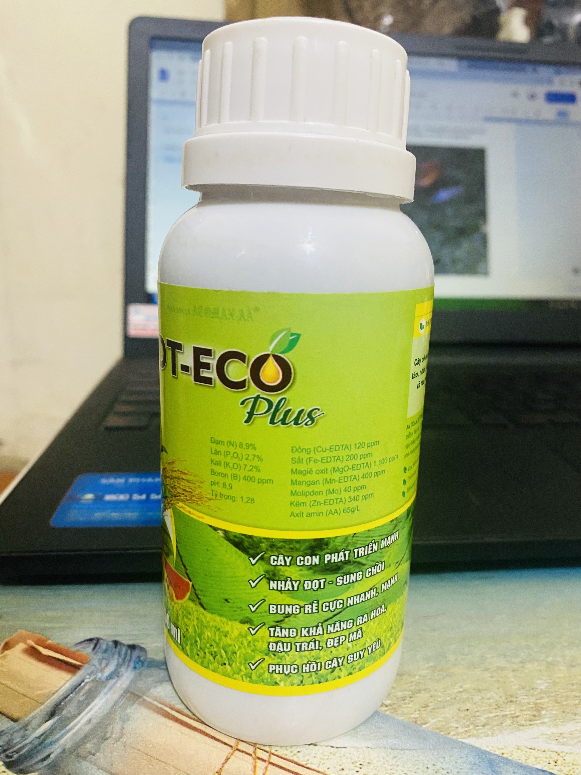 Combo trừ bệnh KinBul 100g và phân bón lá ECO Plus 250ml - Diệt trừ bệnh do nấm gây ra - Bổ sung dinh dưỡng sau bệnh và sau thu hoạch