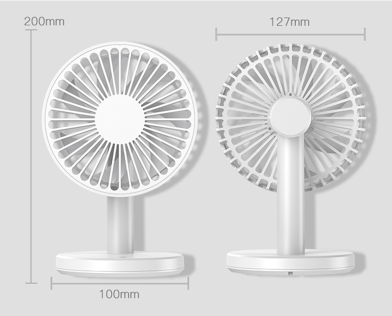 Quạt sạc mini để bàn DK Chính Hãng - Giao màu ngẫu nhiên