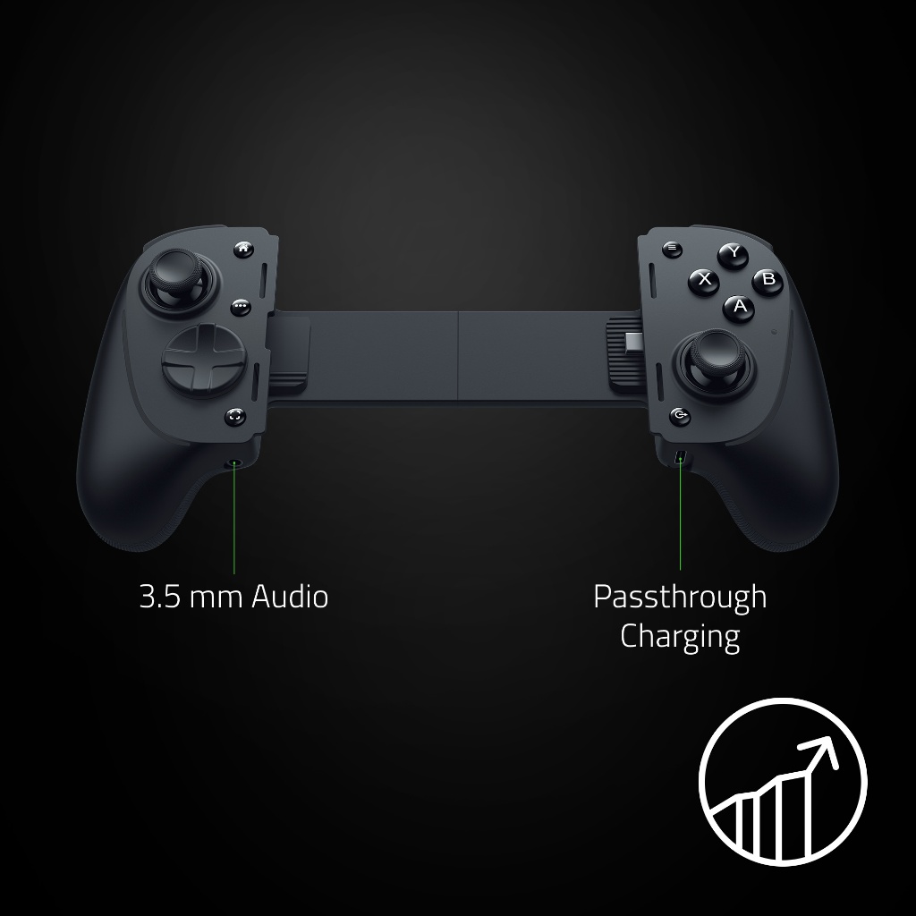 Razer Kishi Ultra - Tay Cầm Chơi Game dành cho thiết bị iPhone, Android và iPad Mini - Hàng chính hãng