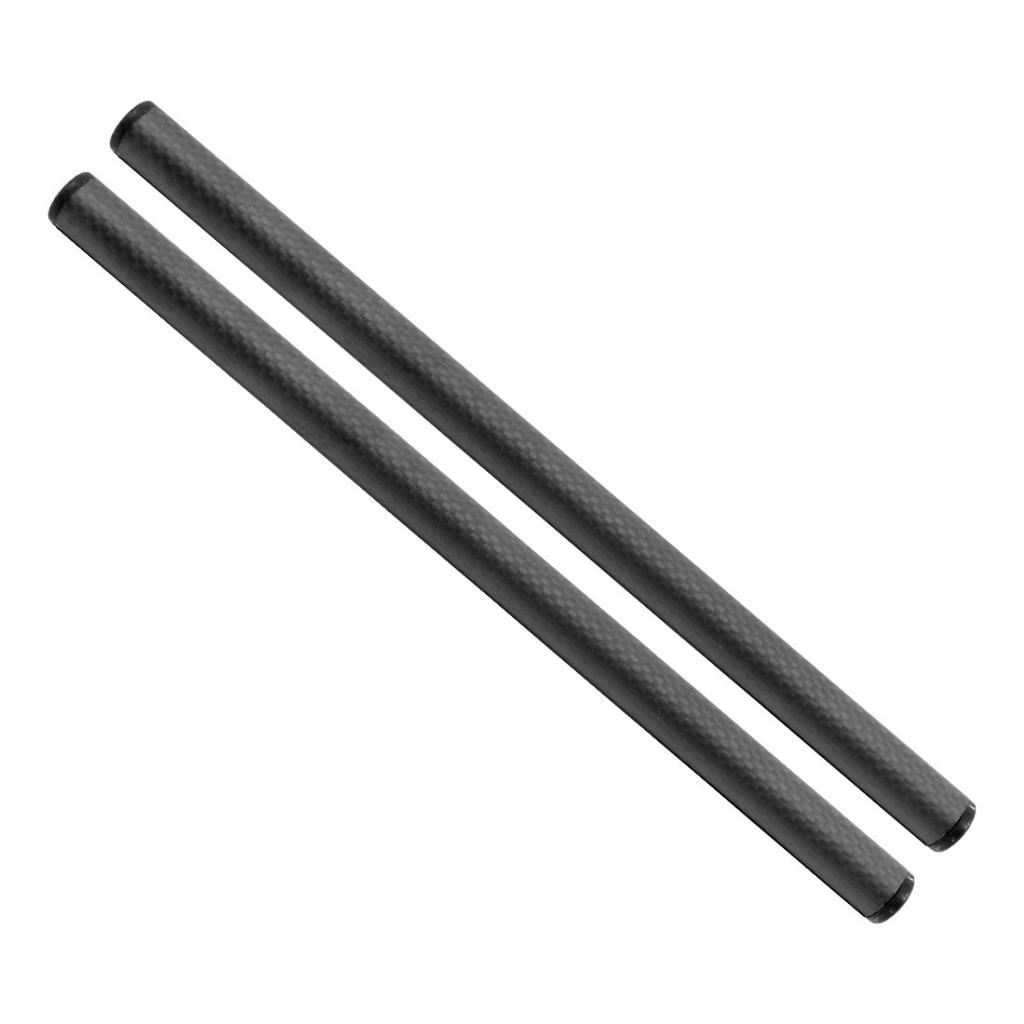 2 Pack 15mm Carbon Fiber Rod for 15mm Rail Support System Follow Focus