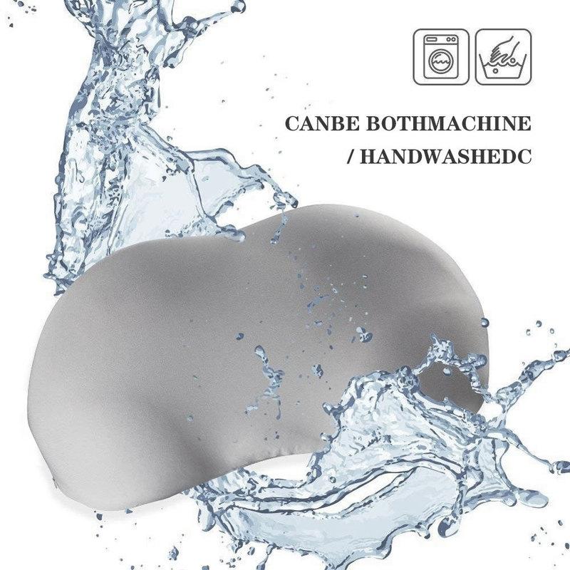 3D Gối Cổ Sáng Tạo Đầu Cổ Còn Lại Giấc Ngủ Sâu Đệm Không Khí Giảm Áp Lực Gối Có Thể Giặt Áo Gối Nhà Dệt