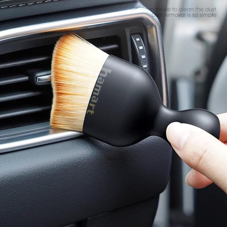Chổi Lông Quét Bụi Ô Tô Cọ Vệ Sinh Nội Thất Ô Tô Taplo Quạt Gió Xe Hơi Phủi Bụi Bàn Phím Siêu Mềm