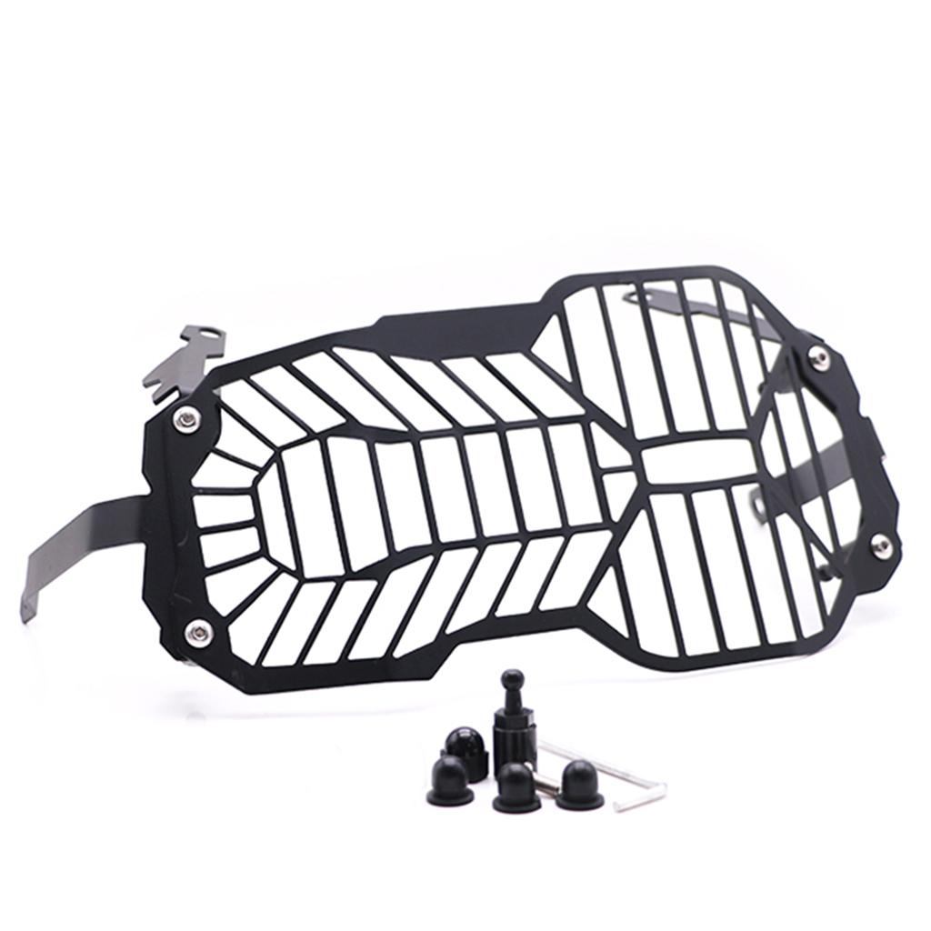 Black Motorcycle Headlight Grille Mesh Grille Headlight Mesh Hood for