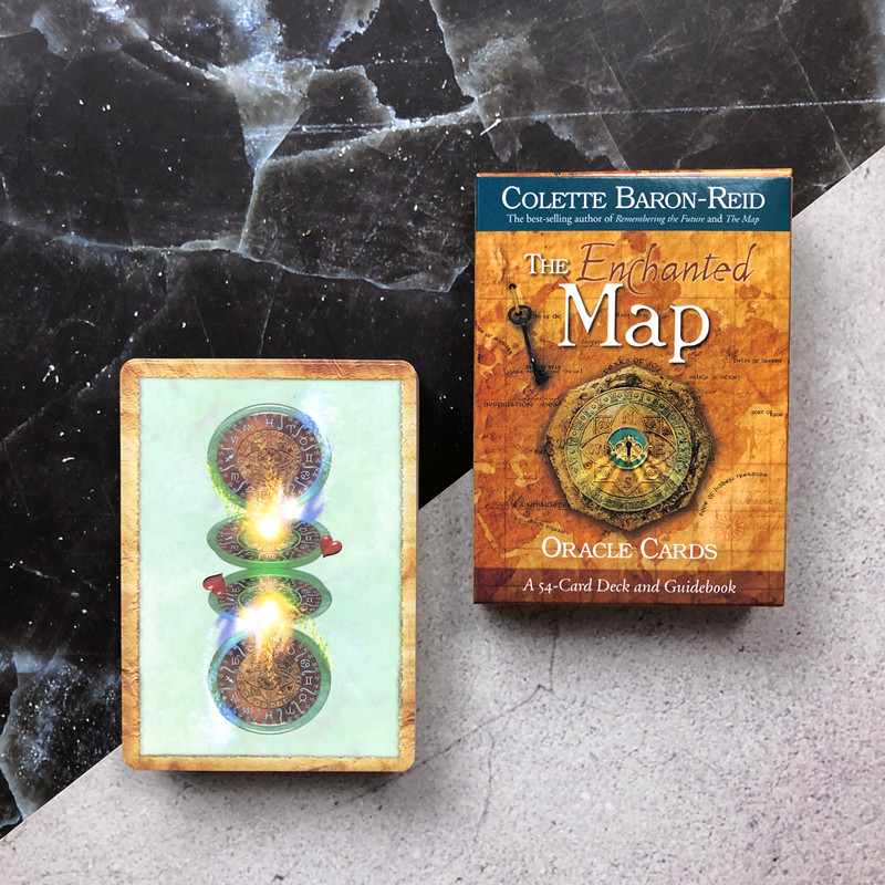 Bộ Tarot  The Enchanted Map Oracle Bài Bói New