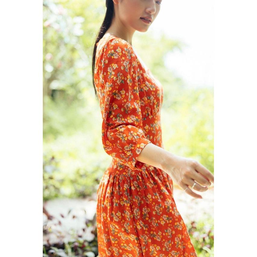 Váy hoa nhí Vintage xinh xắn MH07