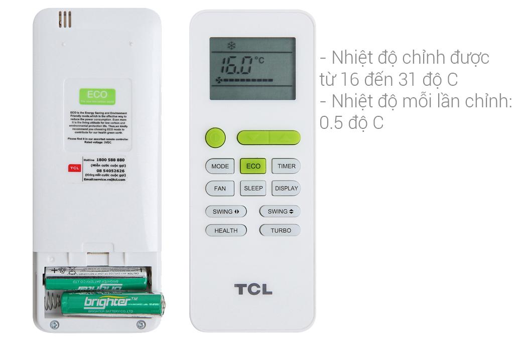 Máy lạnh Inverter TCL TAC-10CSD/XA66-WIFI - 1 HP -10.000 BTU công nghệ Turbo - Hàng chính hãng