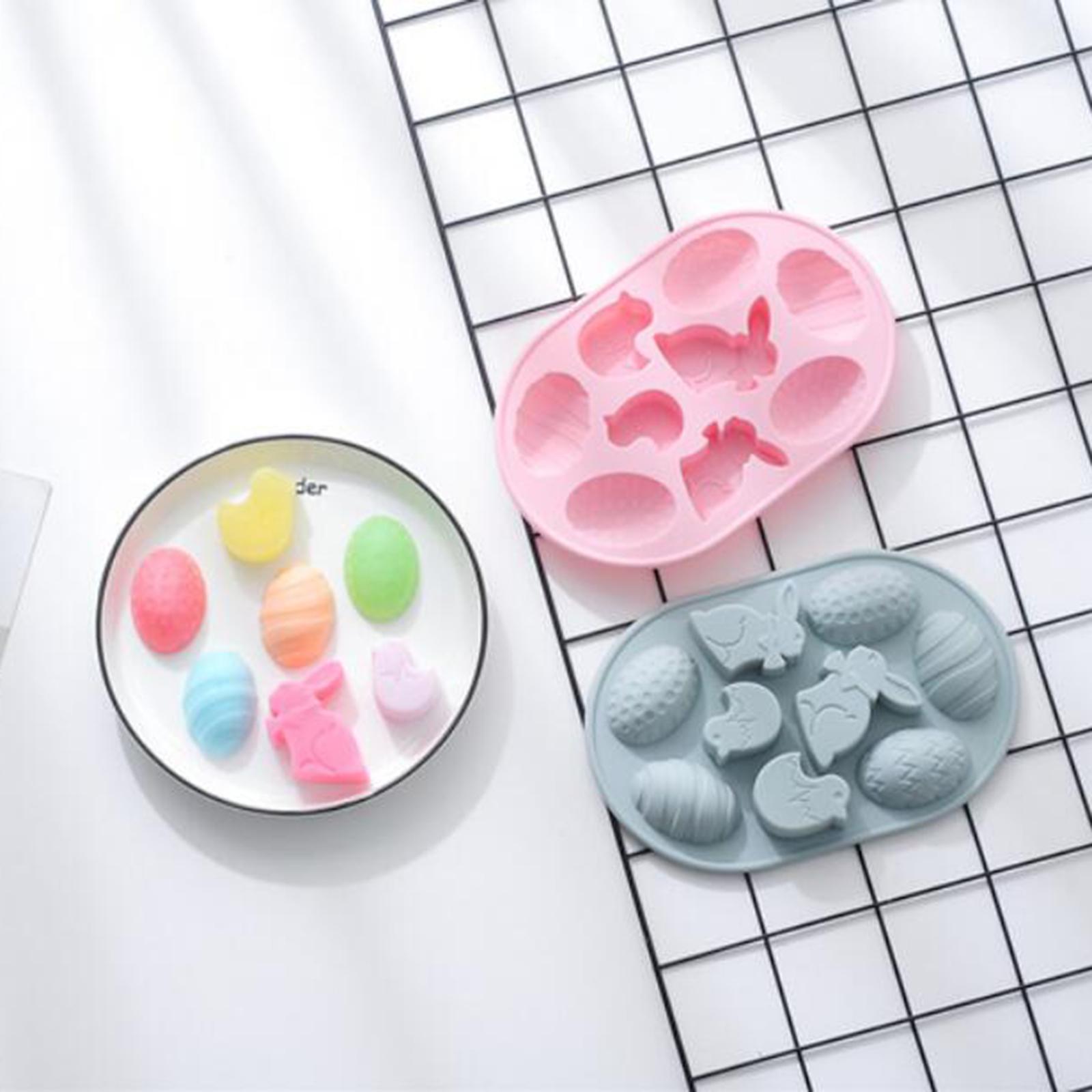 Silicone Chocolate Mold Candy Cookie Cake Baking Mould DIY Jelly Mold Pink