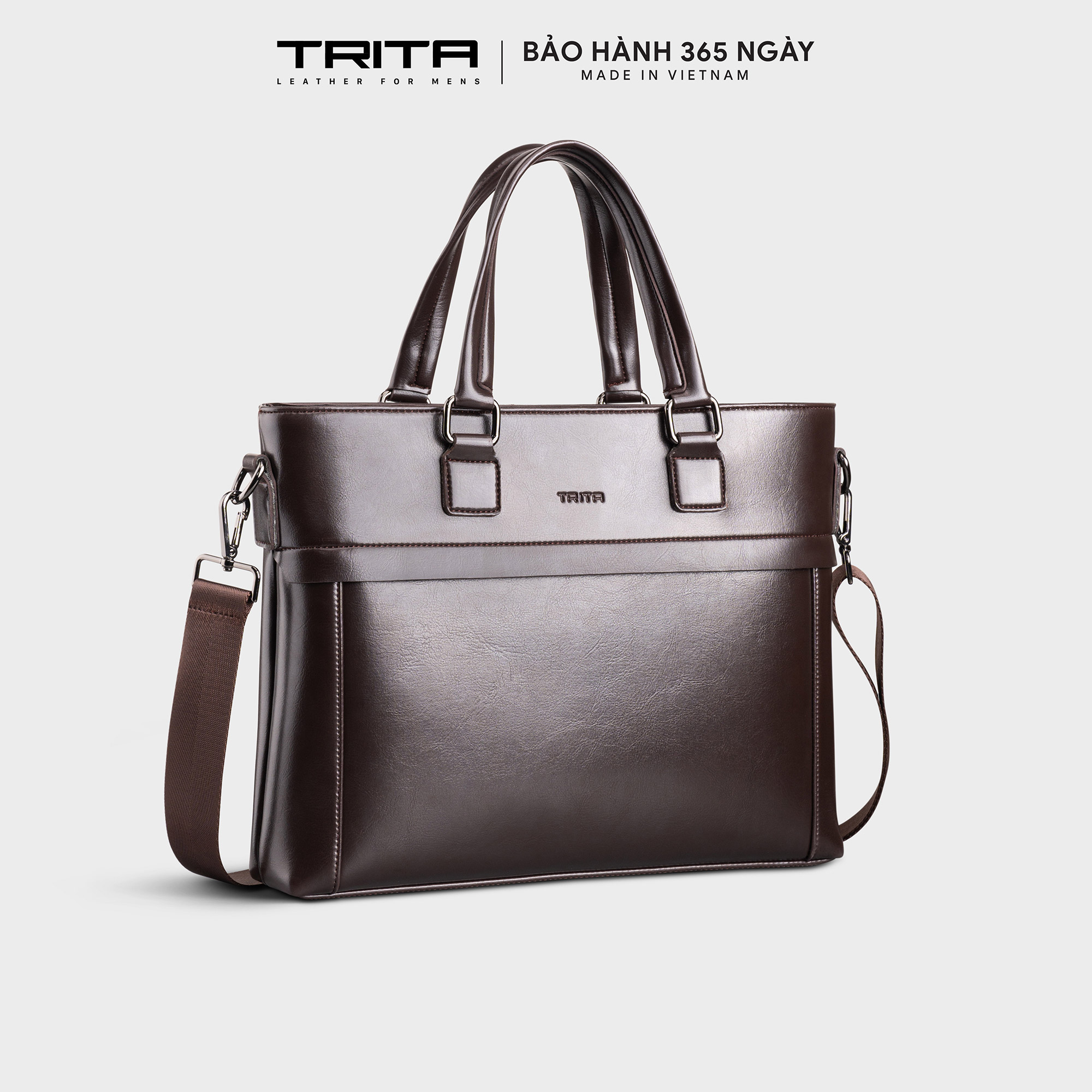 Cặp công sở Trita ( Thời trang nam phong cách - Cặp da TCA25 )