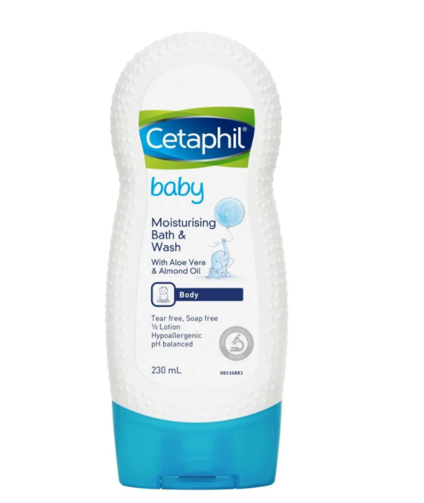 Sữa tắm gội dưỡng ẩm 2 in1 cho trẻ CETAPHIL BABY MOISTURIZING BATH& WASH 230mL