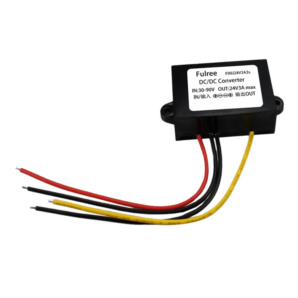 DC/DC Power Converter Regulator Module Adapter 30-90V to 24V 3A
