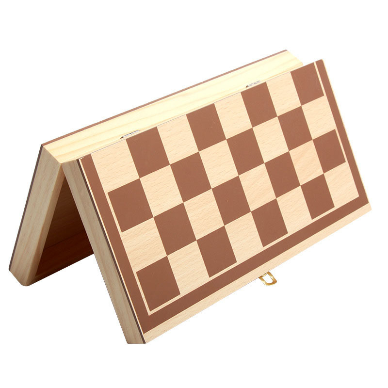 Bộ cờ vua bằng gỗ có Hộp đựng kiêm bàn cờ cao cấp kích thước 30*30*3cm
