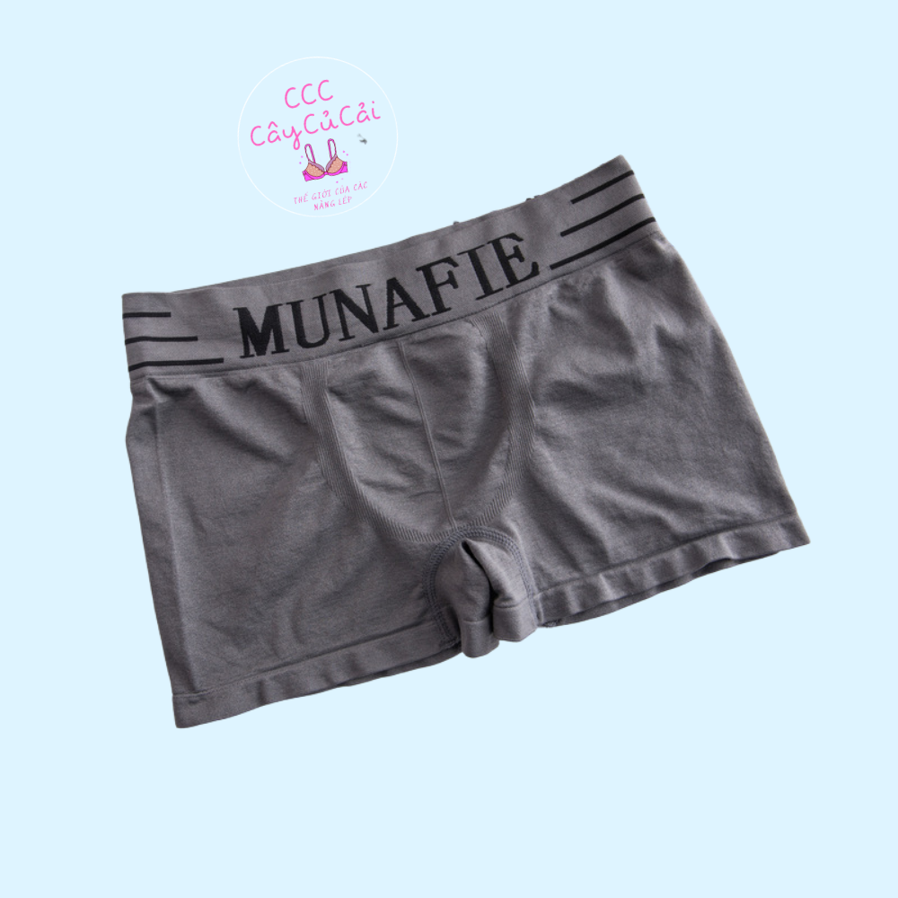 Quần sịp xì đùi nam cao cấp quần lót nam boxer Munafie đùi co giãn 4 chiều CCC090