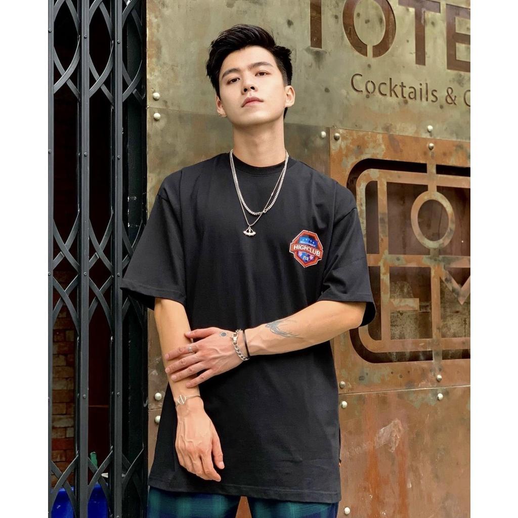 Áo Thun Local Brand HighClub Logo Nam Nữ Tay Lỡ Unisex Full Mạc