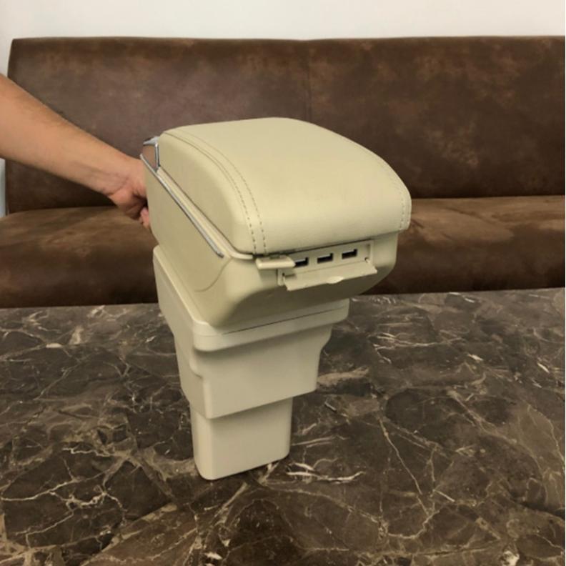 Bệ tỳ tay dành cho xe Hyundai i10 cao cấp tích hợp cổng sạc USB