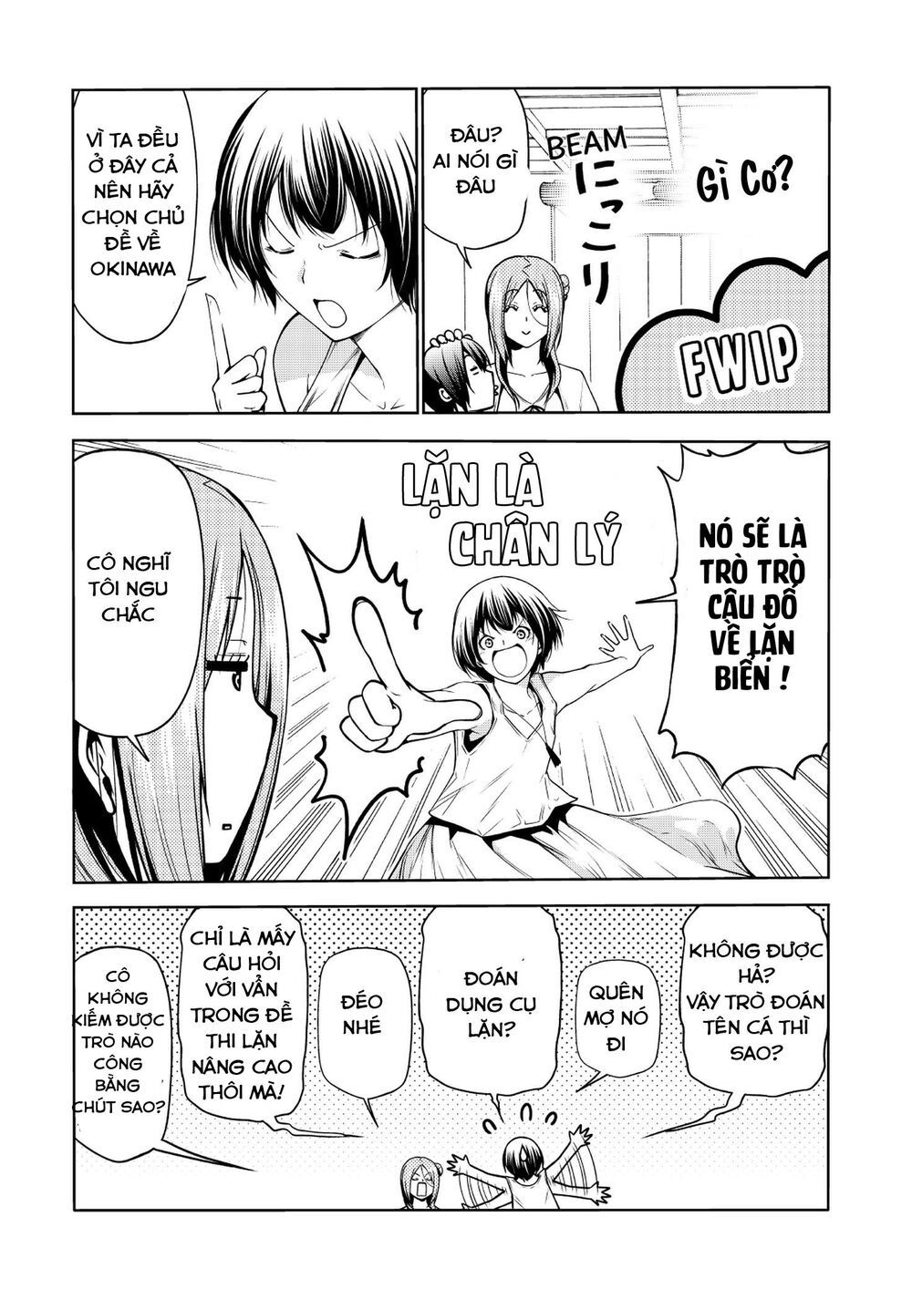 cô gái thích lặn - grand blue chapter 67 3