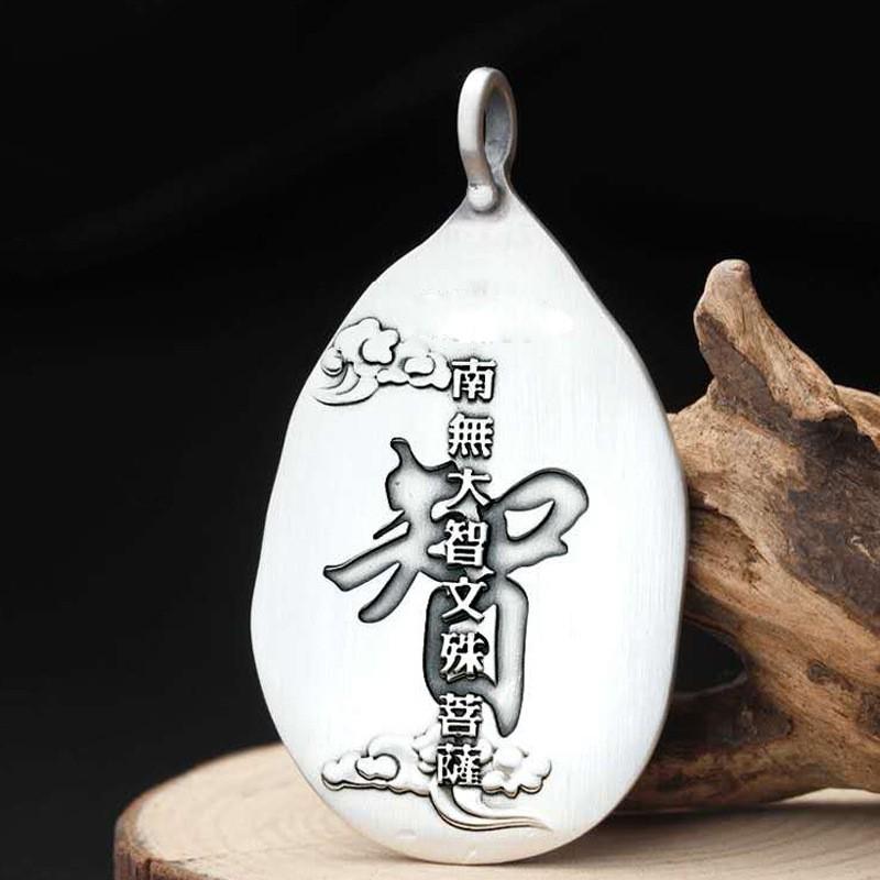 Mặt dây chuyền hình phật bà quan âm bạc