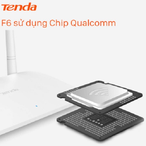 Bộ phát WiFi Tenda F6 4 angten 5dBi chuẩn N 300Mbps - Hàng chính hãng Microsun phân phối