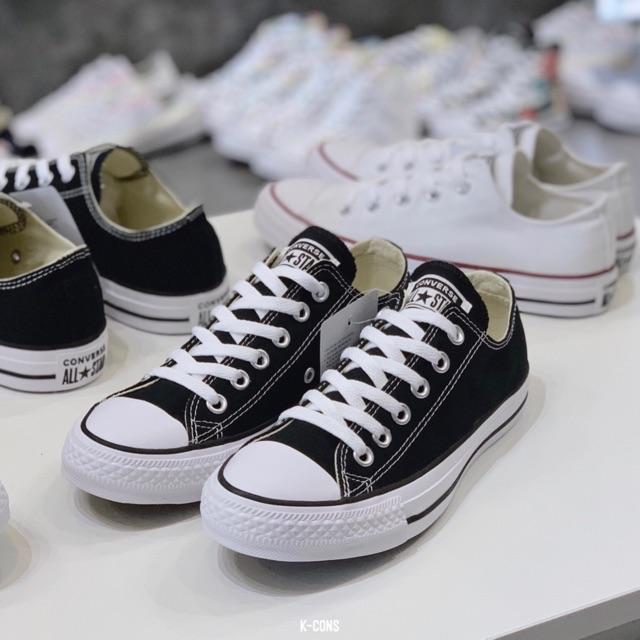 Chuck Taylor Classic Black Canvas Low | Giày Thể Thao Đen Cổ Thấp M9166C