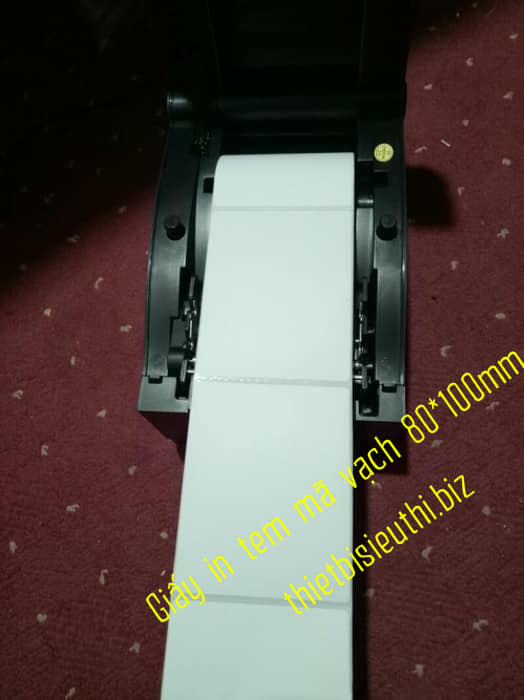 Giấy in tem decal nhiệt 80*100mm