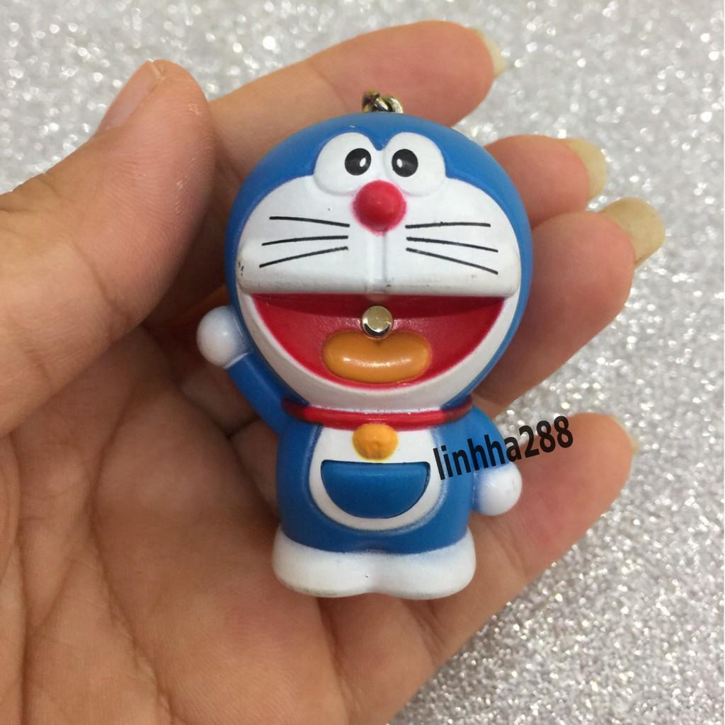 Móc khóa doremon phát sáng đèn Led có âm thanh-Móc khóa đoremon phát sáng-Doremon phát sáng Có Đèn cực yêu