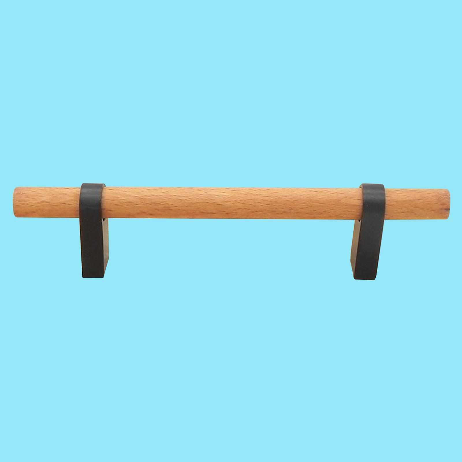 4X Modern Simple and Stylish Solid Wood Handles for Cabinets Furniture Wardrobe
