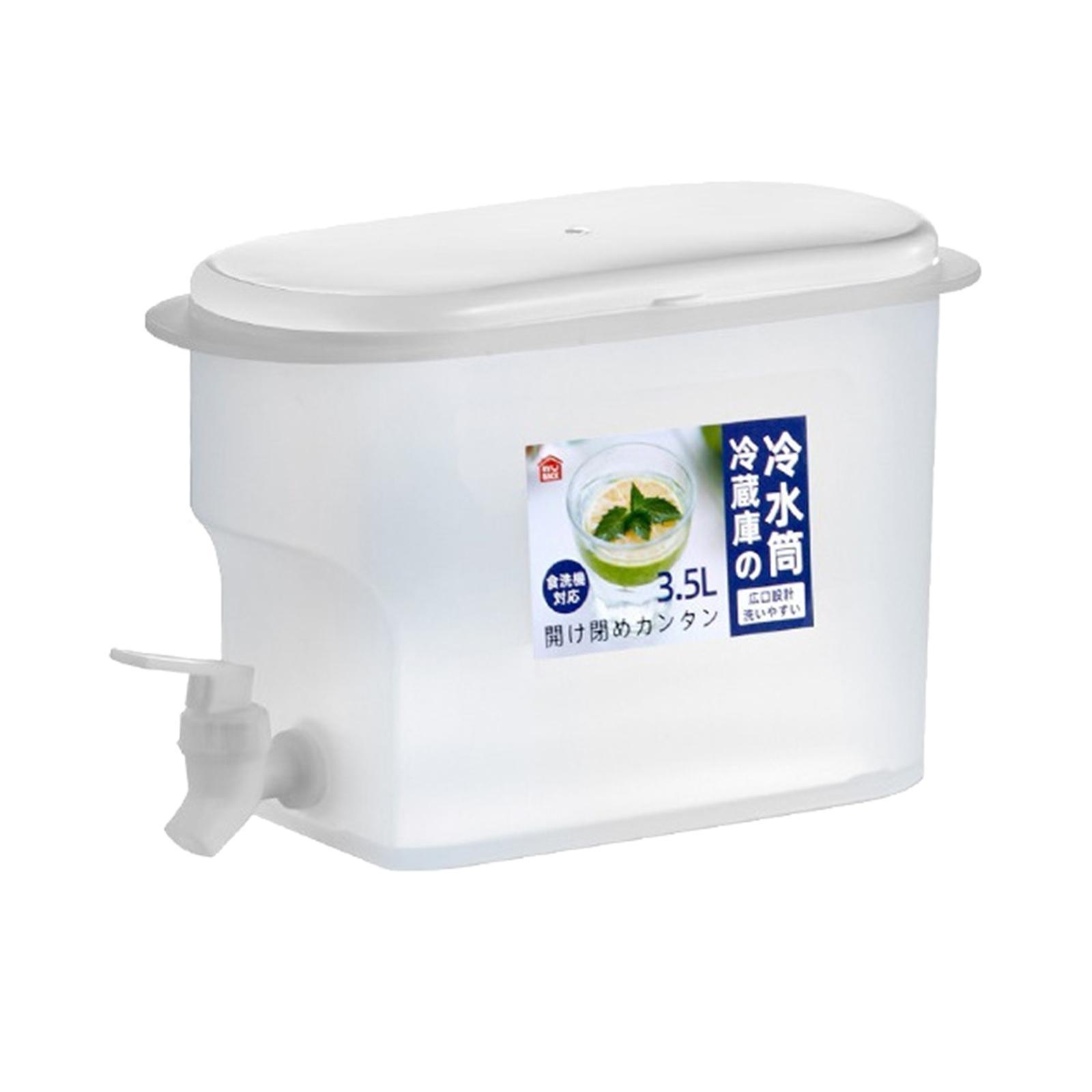 2X Refrigerator 3.5L Water Jug Lemon Juice Kettle Fruit Tea Leak Free Kitchen