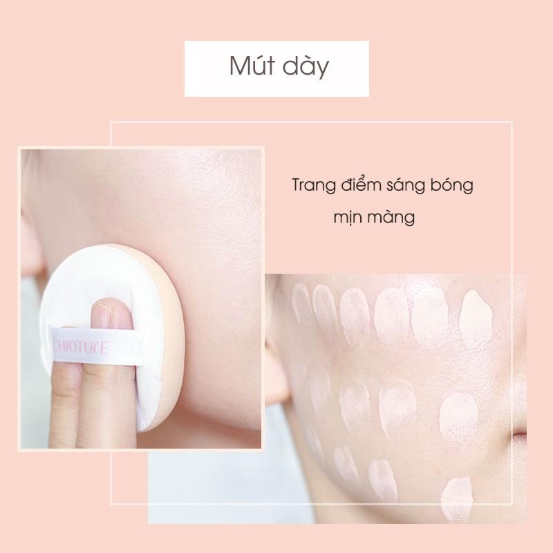 Bông trang điểm Chioture tán phấn kem nền mềm mịn dùng được 2 mặt