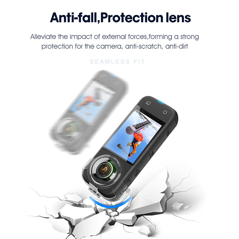 Bộ bảo vệ ống kính di động bảo vệ phụ kiện camera phụ kiện ống kính bảo vệ bảo vệ có bộ chống trầy xước cho insta360 một x3