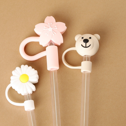 Nắp Đậy Ống Hút LocknLock Nút Đậy Ống Hút Bình Giữ Nhiệt Silicon Cute Dễ Thương - Giao Ngẫu Nhiên