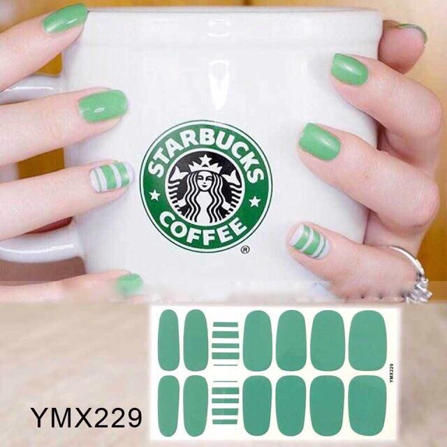 Set dán móng tay Nails dán nghệ thuật nhiều màu - có ngay bộ móng đẹp trong 5 phút (Nail wraps / Nail stickers) CAM06