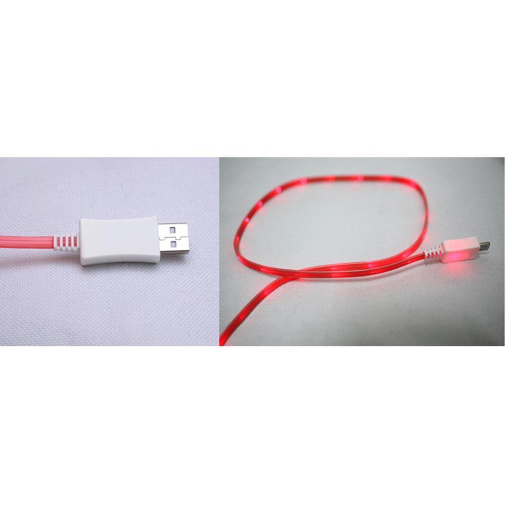 Fashion LED Light Charger Data Cable Charging Cord for Devices