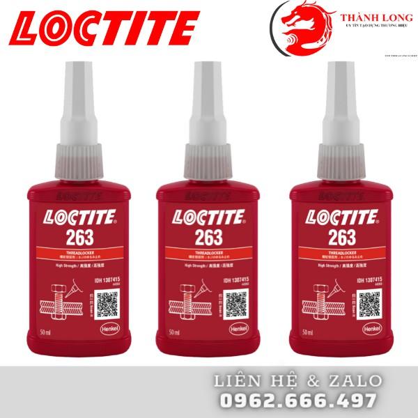 Keo loctite khoá ren 263 - 50ml và 250ml