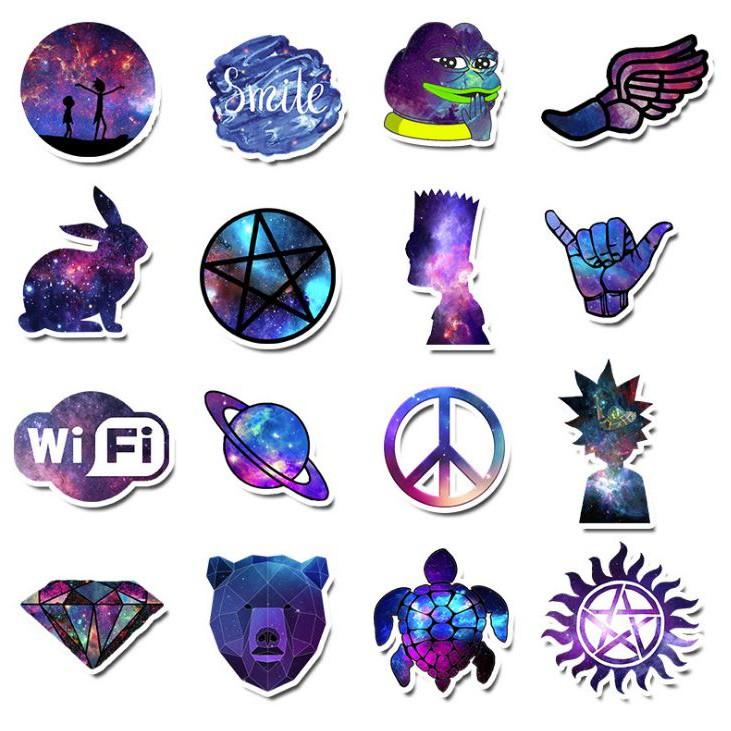 Sticker dán cao cấp GALAXY Cực COOL ms#17