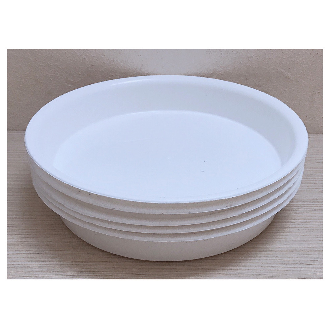 5 Khay Lót Đế Chậu D200 - Màu Trắng