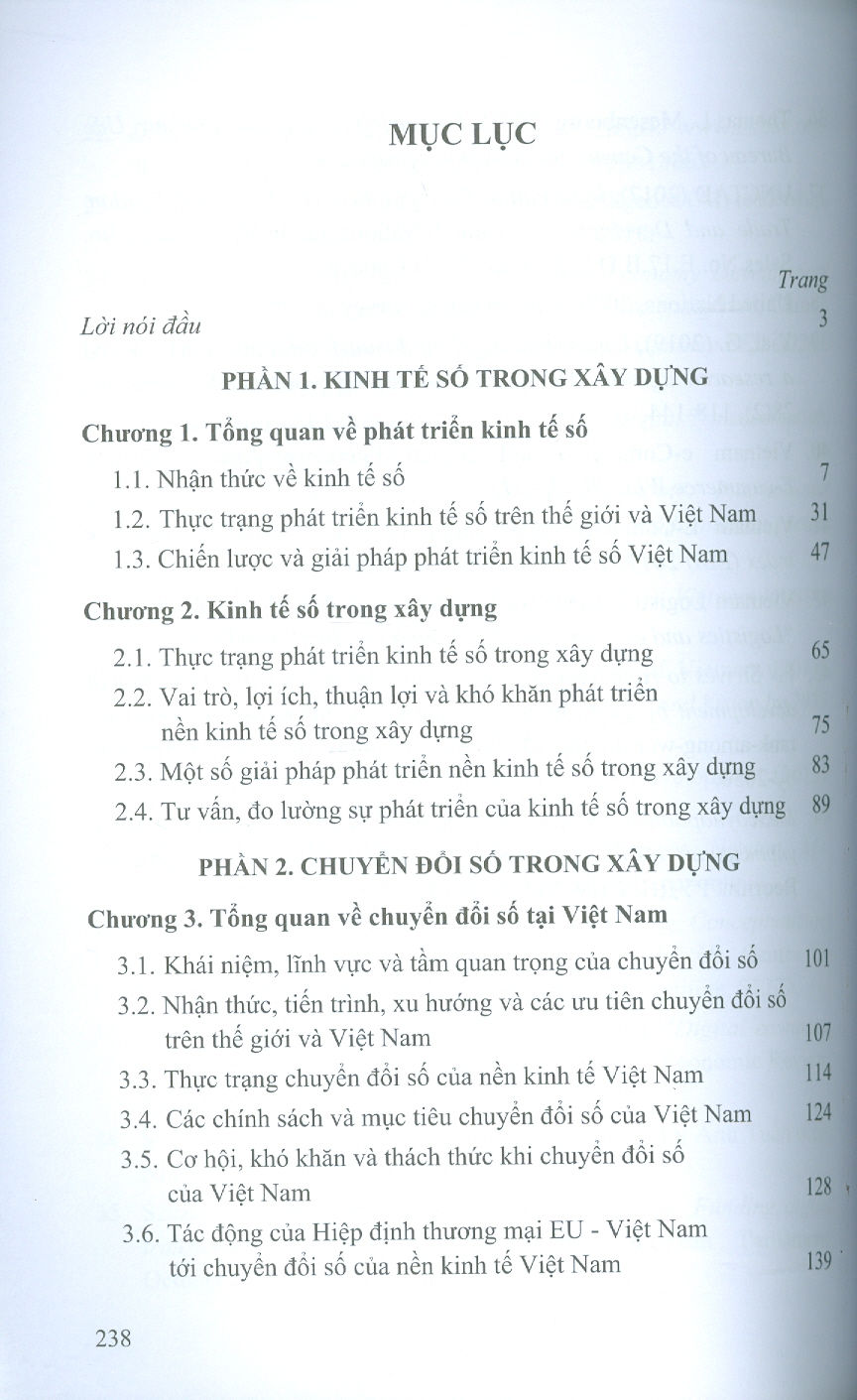 Kinh Tế Số Và Chuyển Đổi Số Trong Xây Dựng -PGS. TS. Bùi Mạnh Hùng, TS. Nguyễn Thị Thanh Huyền, ThS. Bùi Quang Linh