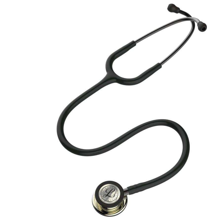 Ống nghe 3M Littmann Classic III, ống đen, mặt nâu, 27 inch, 5861