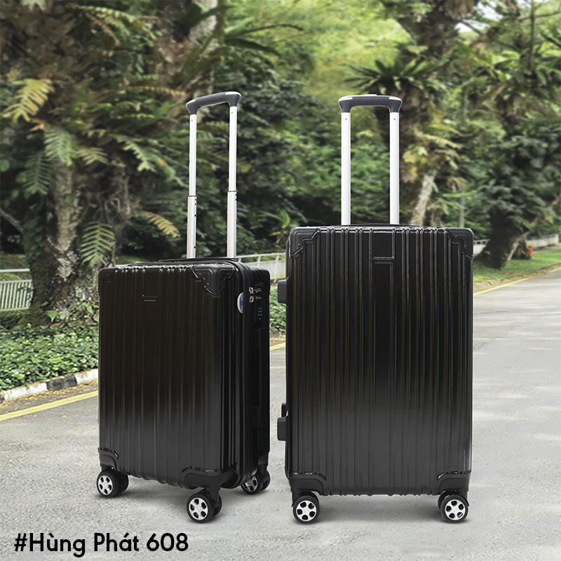 Vali kéo du lịch cao cấp HUNGPHAT-608 kích thước 20, 24 inch chính hãng Hùng Phát - Bảo hành 5 năm