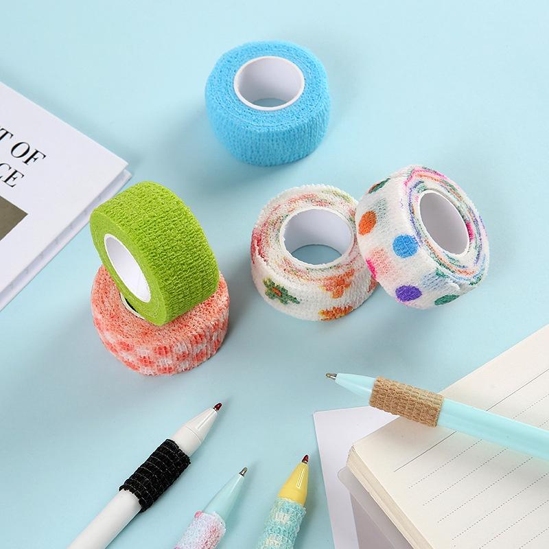 PK939 01 cuộn Băng dính washi tape họa tiết dễ thương hoạ tiết hấm bi nhiều màu, trang trí sổ tay, văn phòng